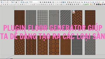 Sketchup Tutorial - Cách sử dụng plugin Floor Generator tạo sàn. #sketchup #plugins #sketchuptips