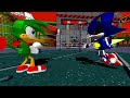 Sega Model 2 : Sonic The Fighters - Play as Metal Sonic