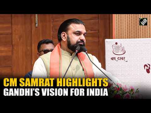 “Bapu’s dream is to make India leading nation in world”: Bihar CM Samrat Choudhary on Gandhi Jayanti