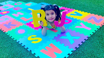 ABC Pretend Play with Ellie | Kids Video Learning about the English Alphabet