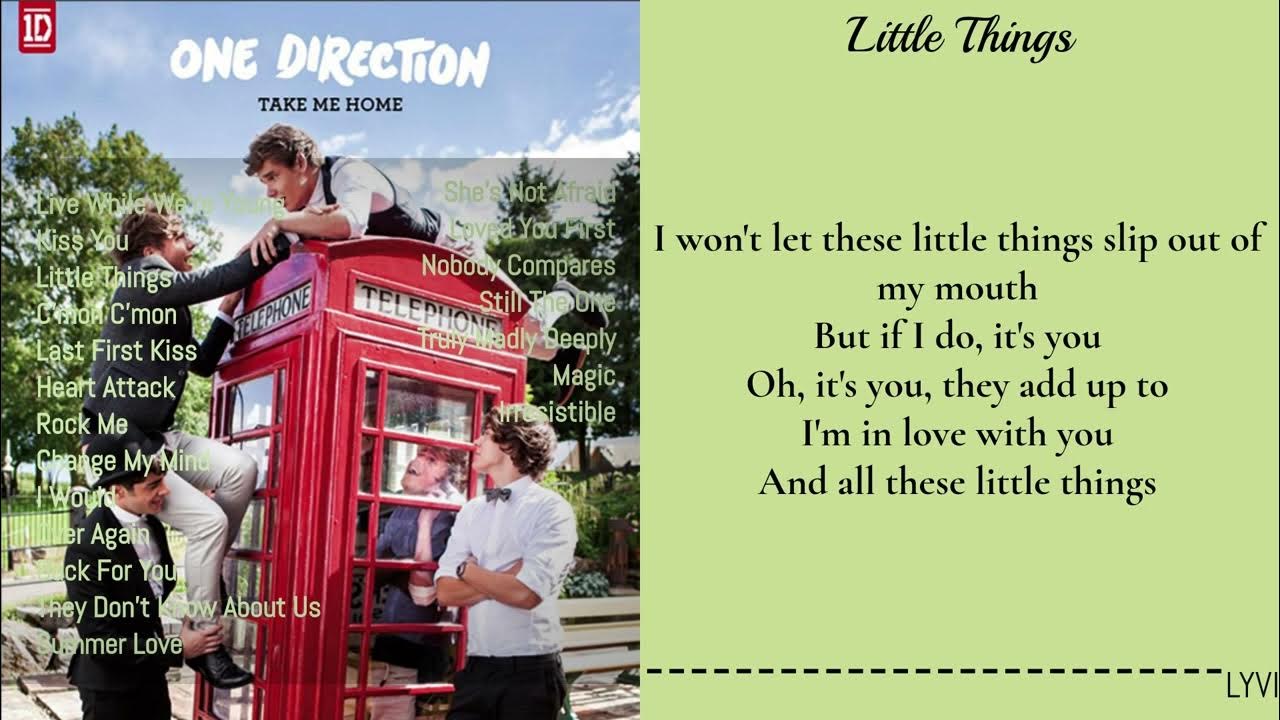 One Direction Take Me Home Album Songs with Lyrics YouTube