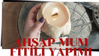 Mum Dökümü Ahşap Fitil Ucuza Fitil