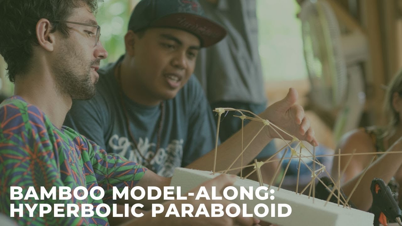 Bamboo Model-Along: Hyperbolic Paraboloid - YouTube