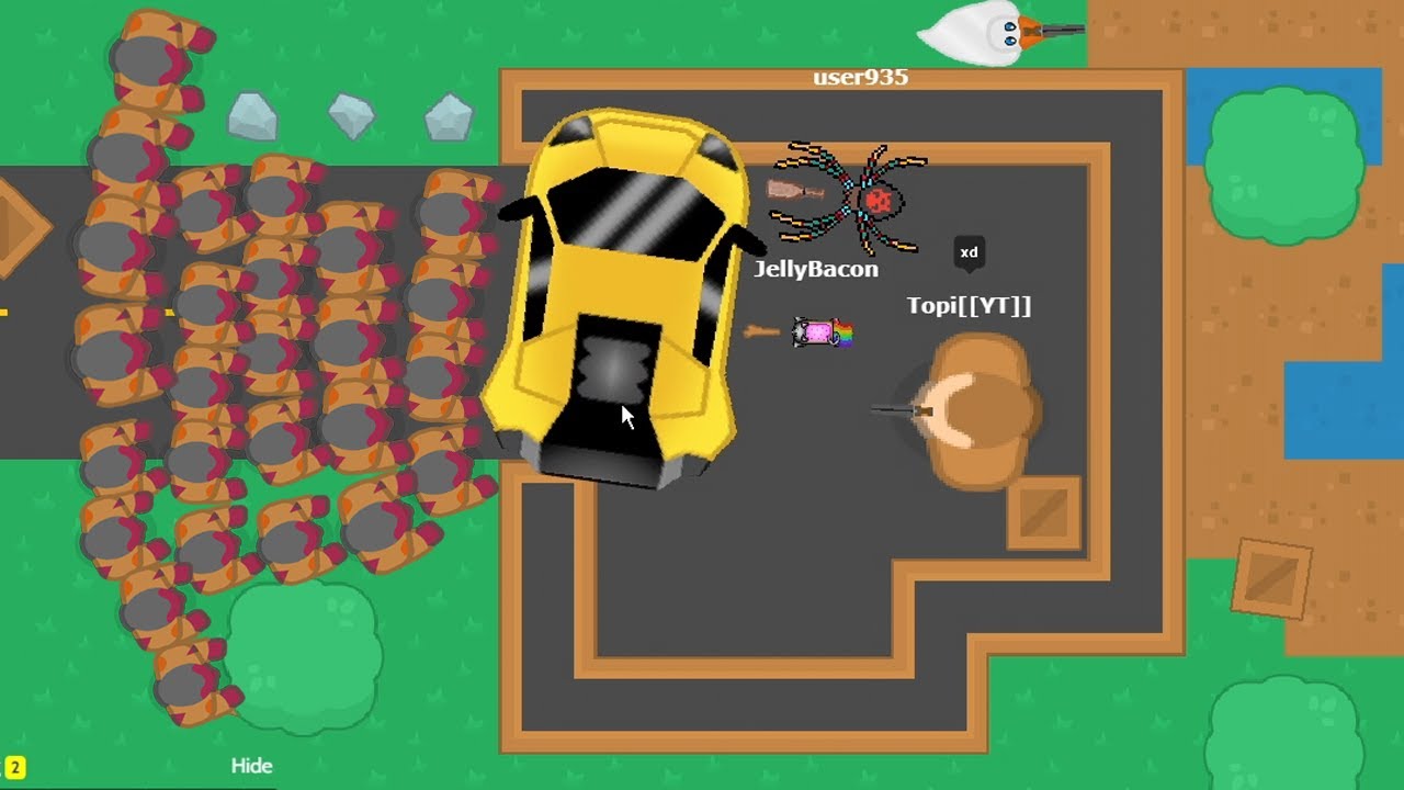 Braains.io Garage Turning Car Hiding Spot