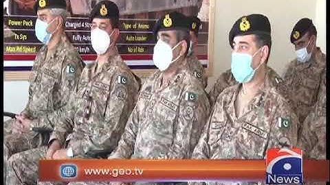 COAS General Qamar Javed Bajwa visited Field Firing Ranges near Jhelum