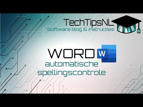 Video: Spellingcontrole Van Een Woord