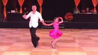 Cha Cha in Cuba solo Latin performance by Jaslyn Age 8 and Artjom