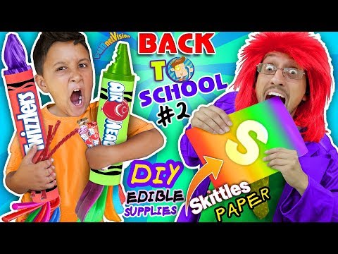 skittles-paper-back-to-school-diy-edible-supplies-hacks-#2!-airheads-&-twizzlers-funnel-vision