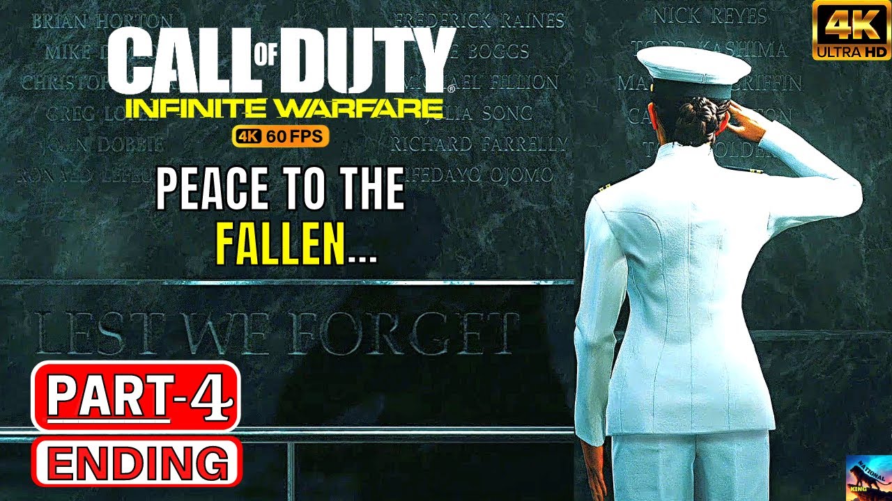 CALL OF DUTY INFINITE WARFARE PC Gameplay Walkthrough Part 4 ENDING [4K ...