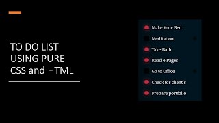 CSS Custom Checkbox List Design | Html and CSS