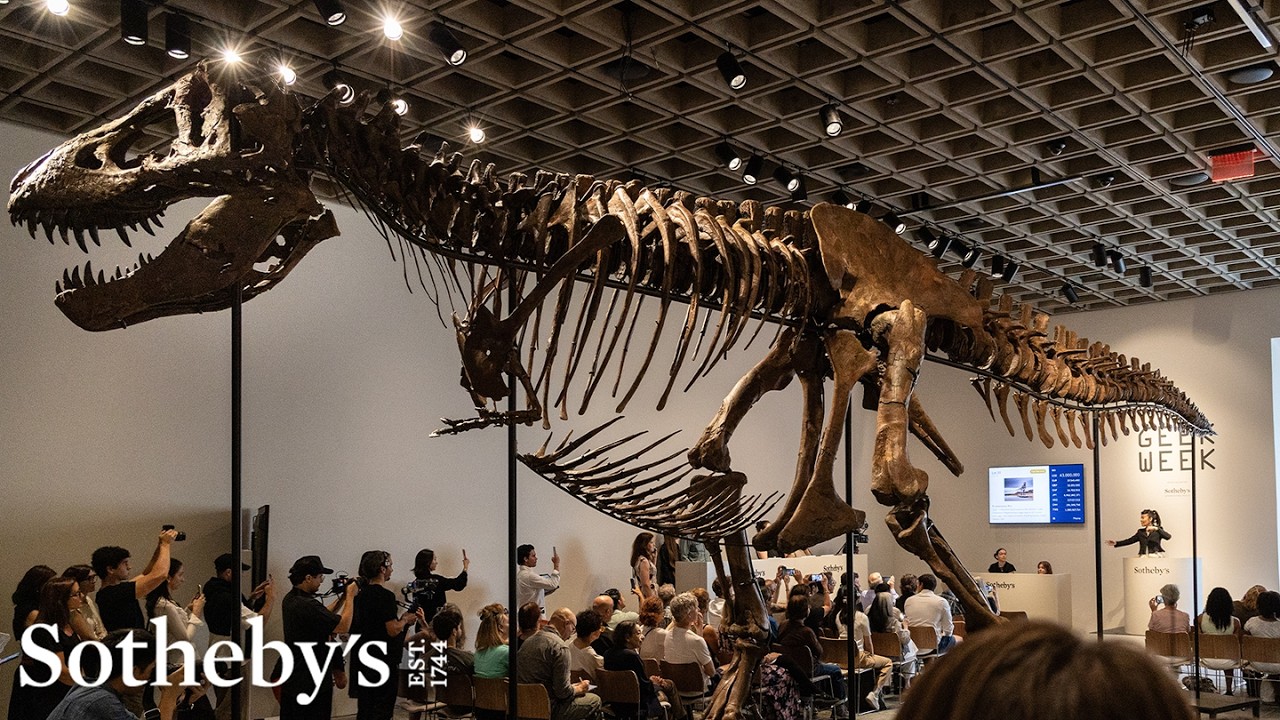Gus the T. Rex Crushes World Record for Dinosaur at Auction | Geek