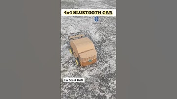 4×4 Bluetooth Car Driving Testing Stent And Drift #arduinoproject #bluetoothrccar #shorts