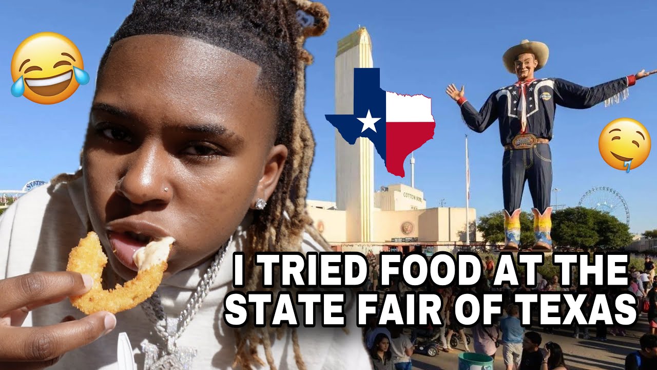 I TRIED FOOD AT THE STATE FAIR OF TEXAS YouTube