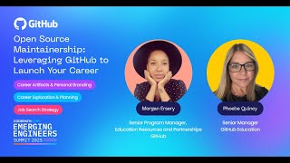 2025 EES GitHub: Open Source Maintainership: Leveraging GitHub to Launch Your Career Net Worth