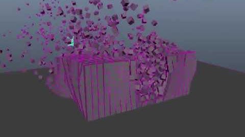 Maya Dynamica Physics Simulation