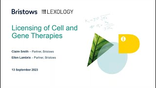 Hot topics in cell and gene therapy licensing agreements