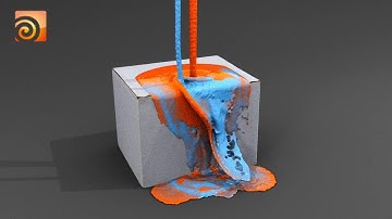 Houdini Tutorial - Mixing Fluids & Colors