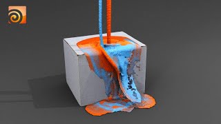 Houdini Tutorial  Mixing Fluids & Colors