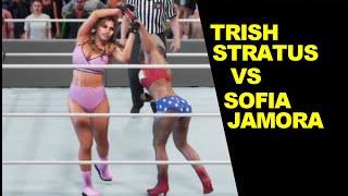 Wwe 2K19 Trish Stratus Vs Sofia Jamora - No Holds Barred