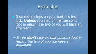 Lesson 2c Conditionals English Grammar