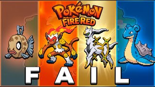ZERANDO Pokémon FIRE RED APENAS com Pokémon com as Letras do meu NOME!