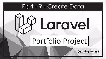 Laravel Portfolio Project [Part 9] - Laravel Create Data (Bangla)