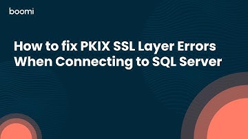 How to fix PKIX SSL Layer Errors When Connecting to SQL Server