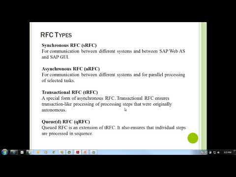 RFC Fundamentals