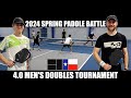 Coach bs 2024 spring paddle battle 40 mens doubles pickleball tournament