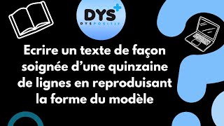 FRANCAIS - CM2 - Ecrire un texte court, soignée et lisible en reproduisant la forme du modèle