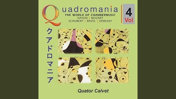 String Quartet in B flat major, D 112: IV. Presto