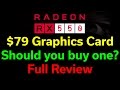 AMD RX 550 - Full Review - $79 Graphics Card