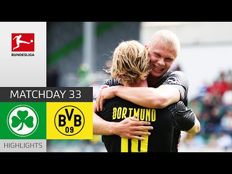 Greuther Furth Borussia Dortmund Goals And Highlights