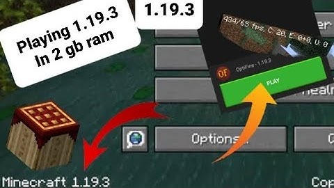 Playing 1.19.3 in PojavLauncher || 1/2/3/4 gb ram phones all working || Now play 1.19.3 || 100 fps😱