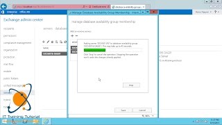 Exchange 2016 Part 2: Configuring Database Availability Groups