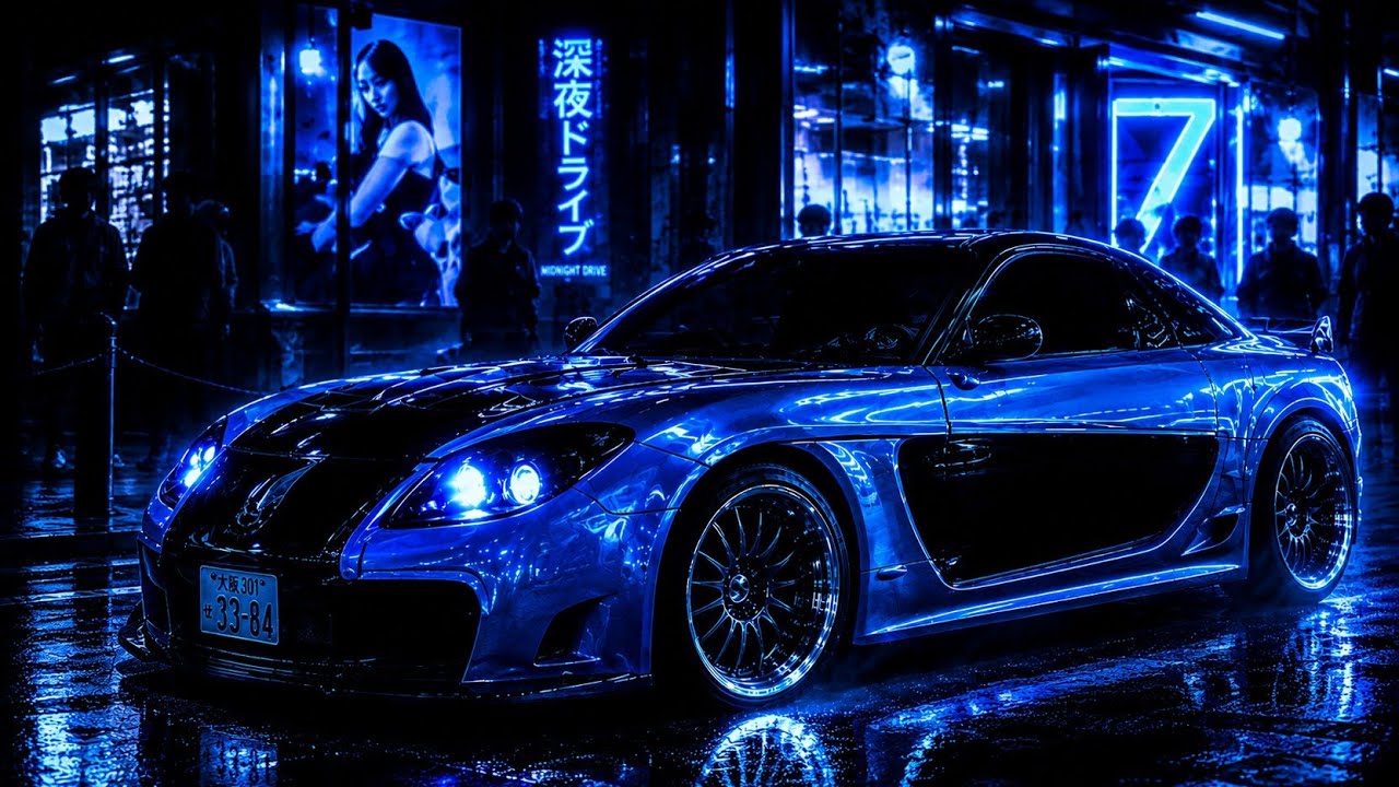 MIDNIGHT DRIVE 青い夜 | Phonk/Wave MIX 19 (DEXTERMINO) - YouTube