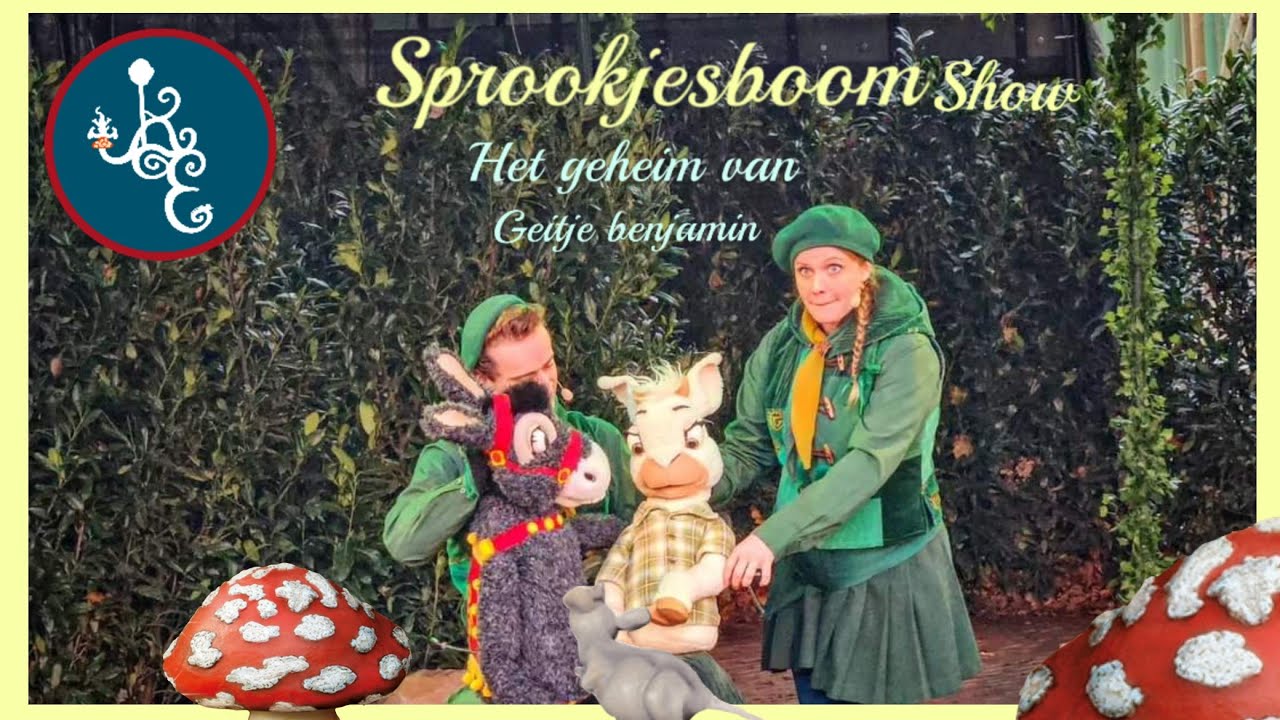 sprookjesboom show. het geheim van geitje benjamin. 🍄🌳🍄🎊