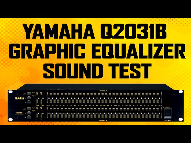 Yamaha Q2031b Dual Channel Graphic Equalizer Review | 31 Band
