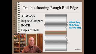 Web20168m - Defect - Rough Roll Edges