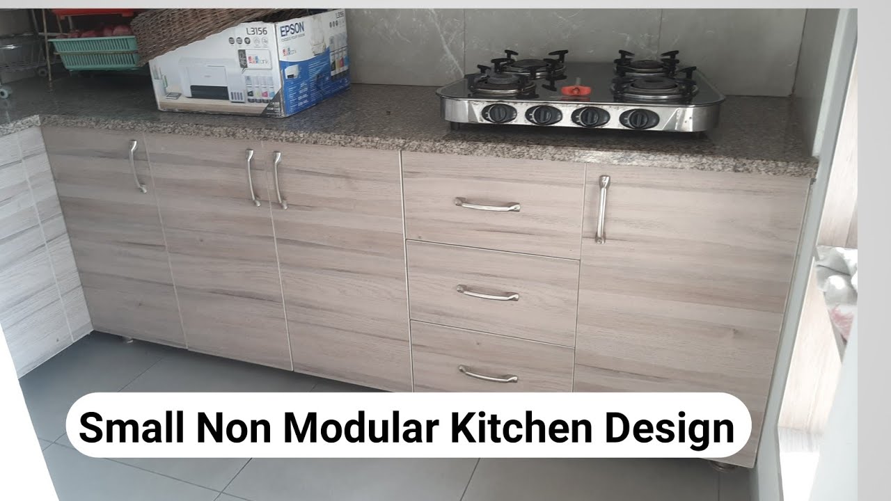 Small Non Modular Kitchen Designs || कम खर्च और छोटी जगह मे बनी किचन ...