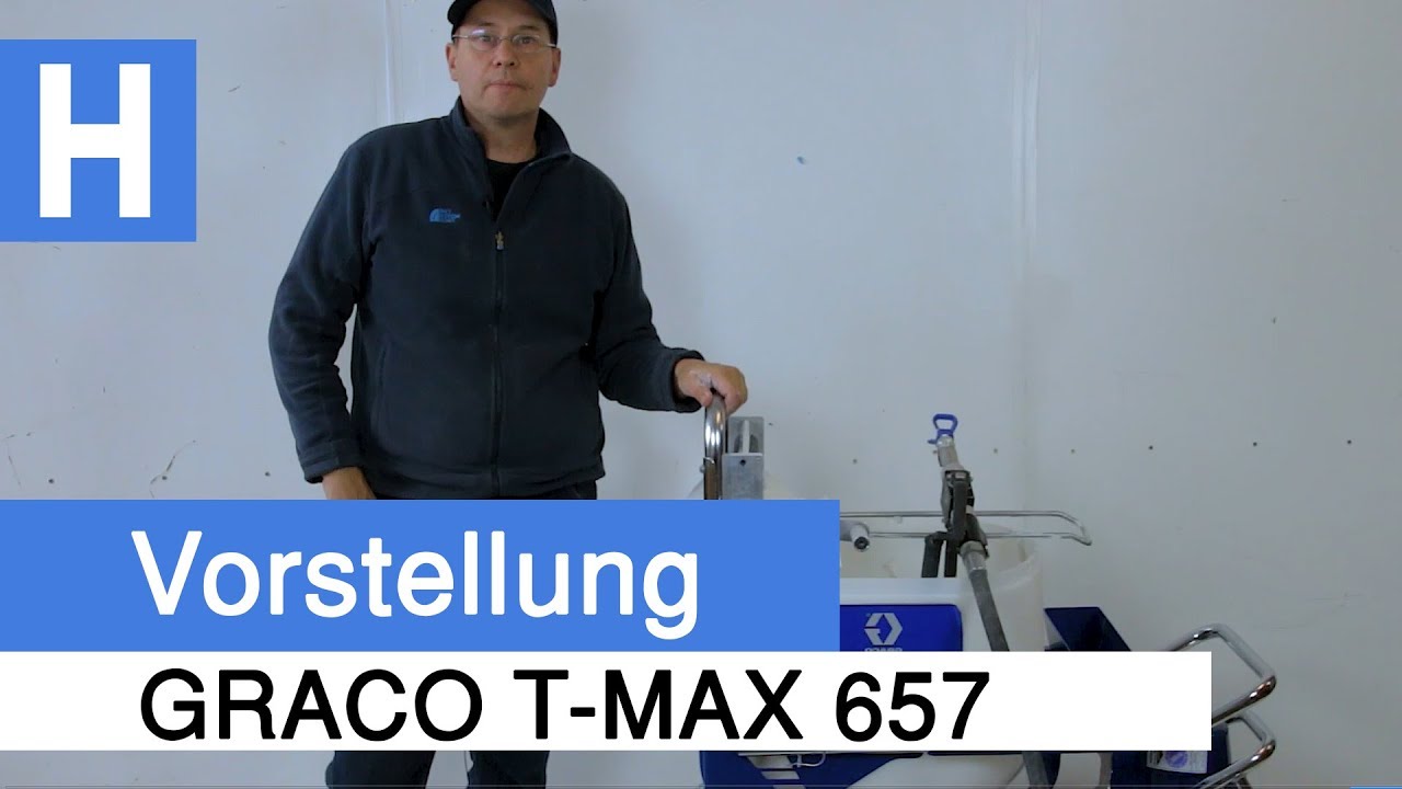 Graco T-Max 657 - Leistungsstarke Spachtelanlage für große Aufträge (2018)