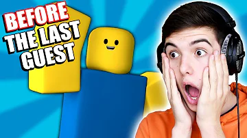 REACTING to ObliviousHD FIRST VIDEO .. (Before Roblox The Last Guest)