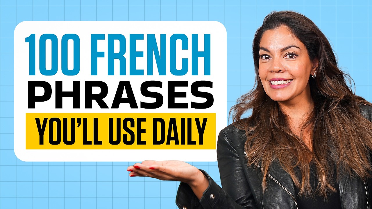 Learn French | 100 French Phrases for Beginners - YouTube
