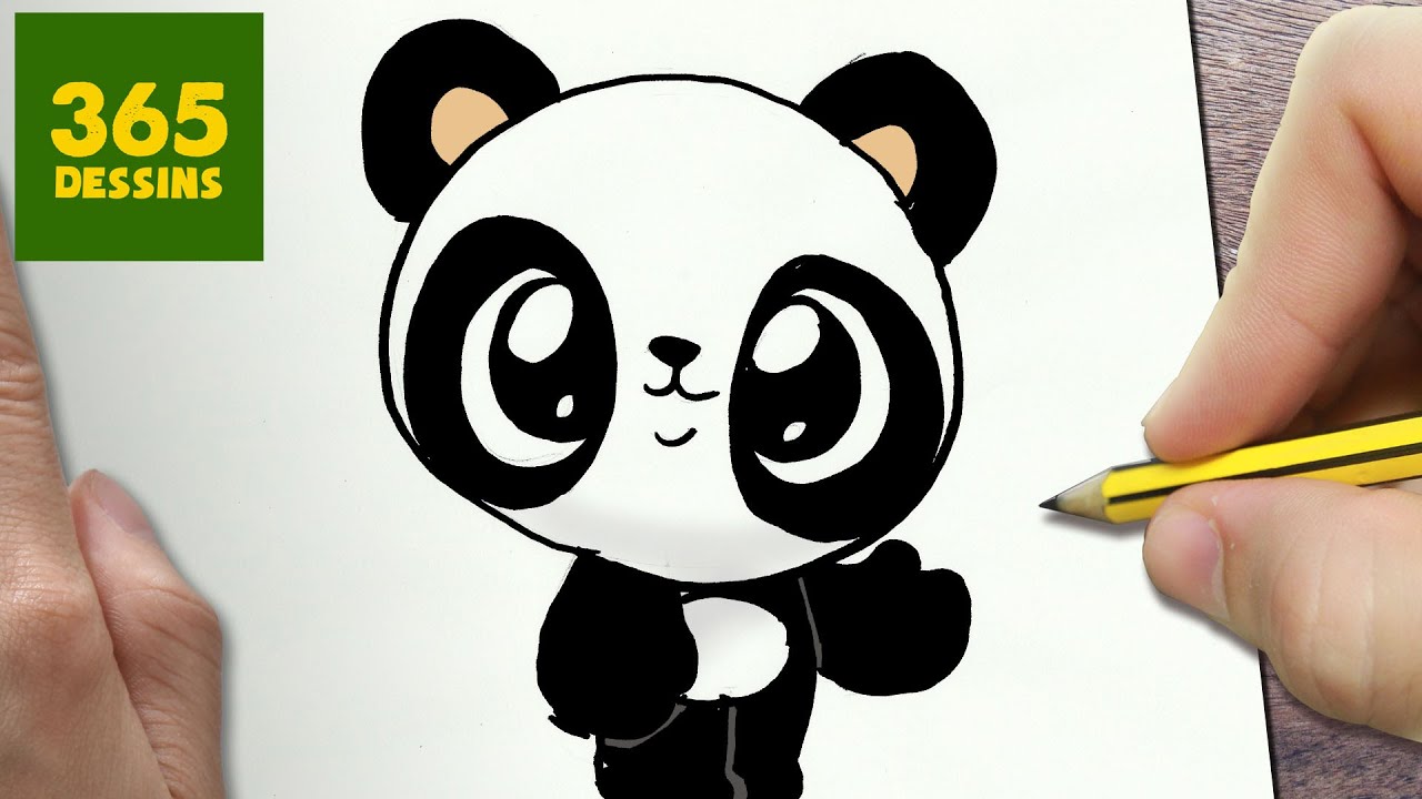 MENT DESSINER PANDA KAWAII éTAPE PAR éTAPE – Dessins kawaii facile