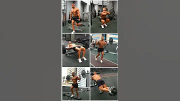 Treino De Perna Com Barra E Halteres TREINO NA ACADEMIA Shorts 