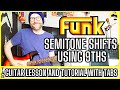 Funk Guitar | Semitone Shifts Using 9ths Guitar Lesson w/TAB