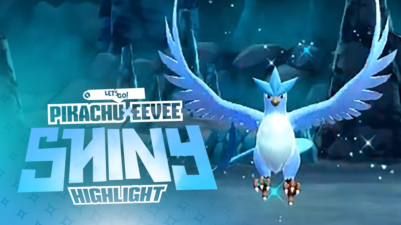 Shiny Articuno in UNDER 100 Resets in Pokemon Let's Go Pikachu and Eevee! 