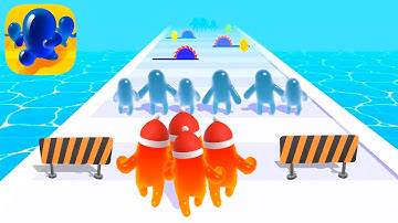 Blob Clash Join 3D -All Levels gameplay UPDATE MAX LEVEL Android-iOS Level(45-56) VL679J5 YTH79KTGU