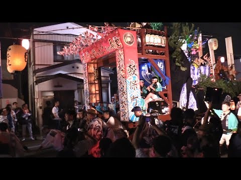 【土崎港祭り2018】⑧完 21日 のろしの合図で出発する戻り曳山