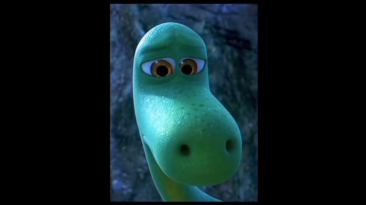 Dinosaur and child. (Animation)